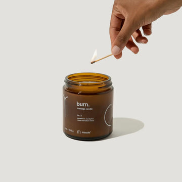 Burn No. 3 -Skin-Softening Massage Candle