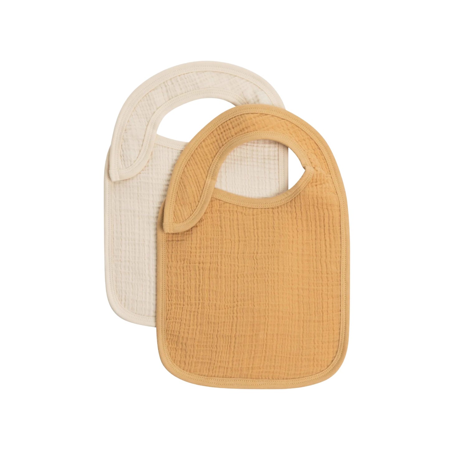 Organic Baby Muslin Classic Bib Set (2-pack)