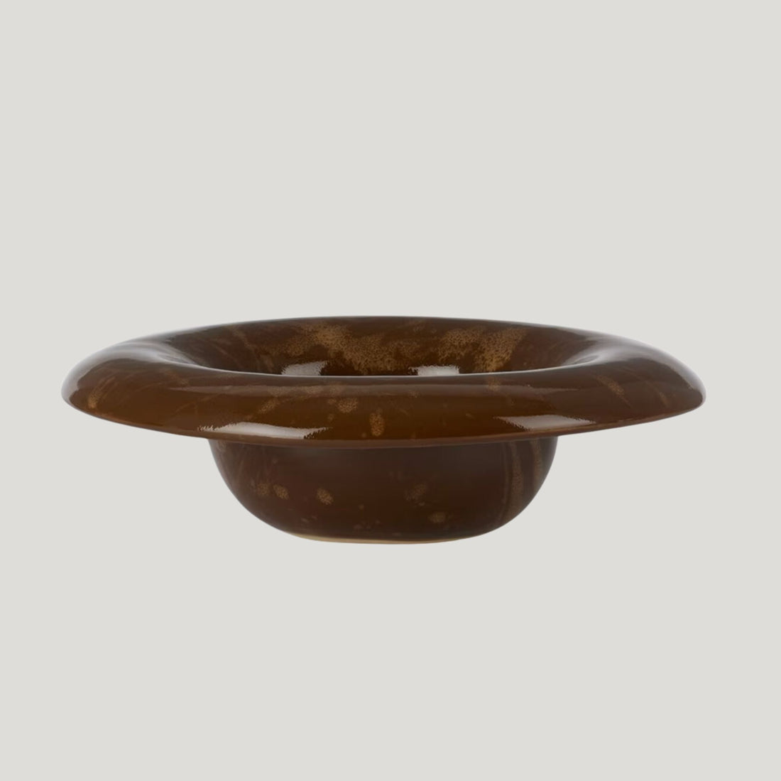 Brown Splatter Small Bowl