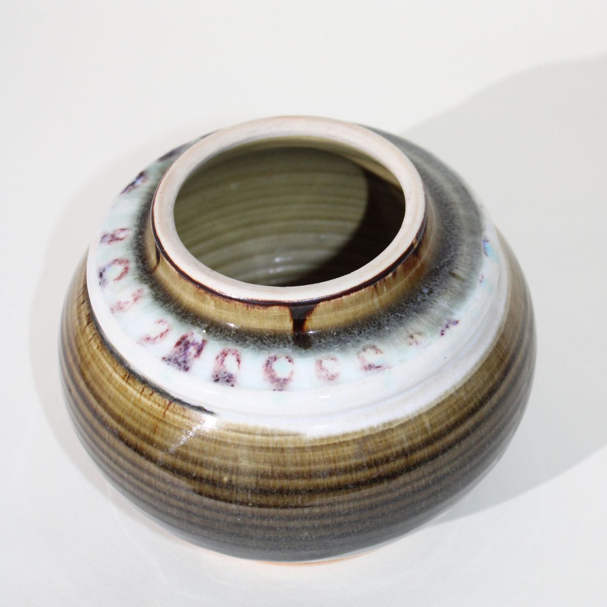 Studio Pottery Lidded Jar