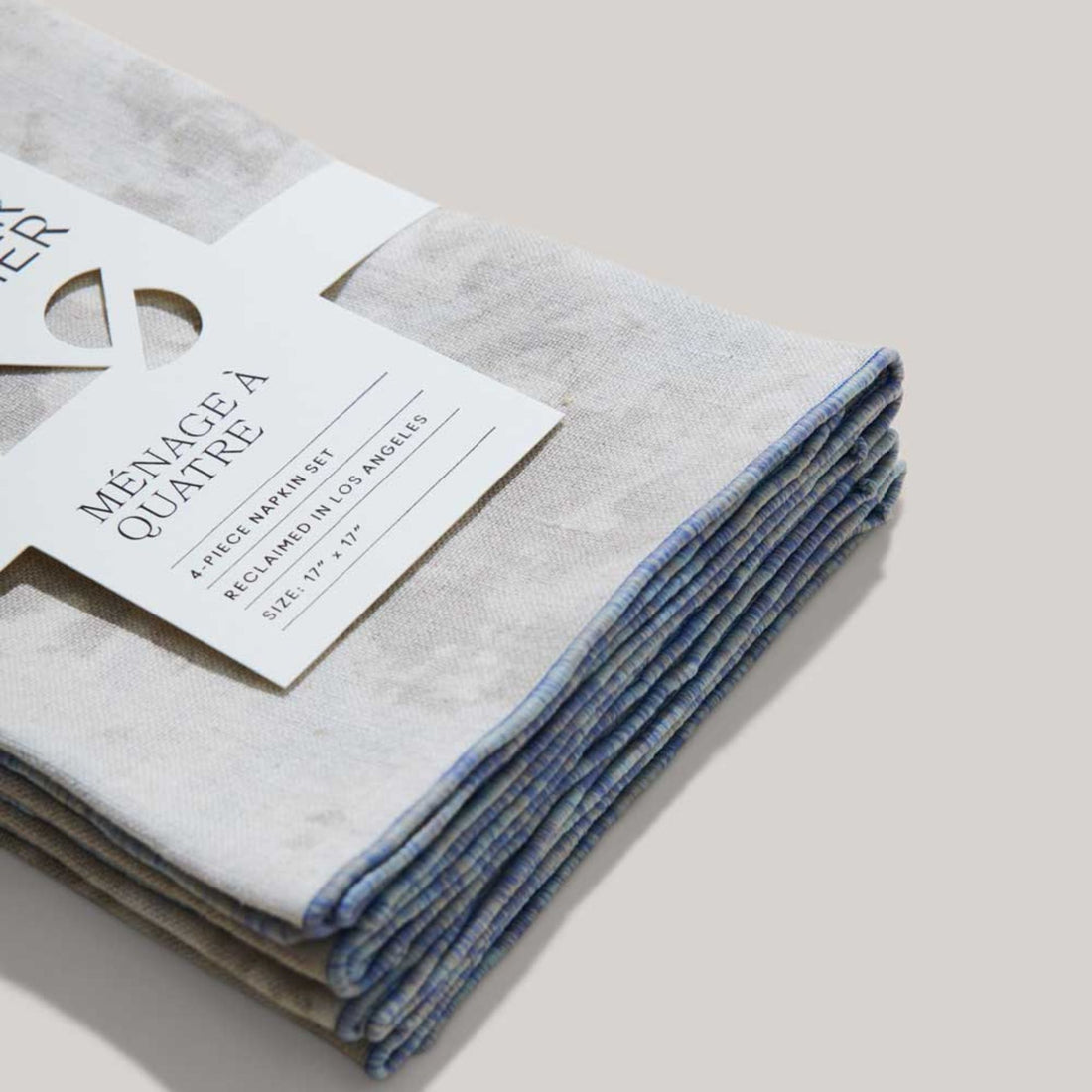 Blue Sky Linen Napkins | Set of 4