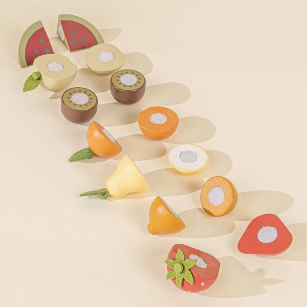 Wooden Fruits Playset