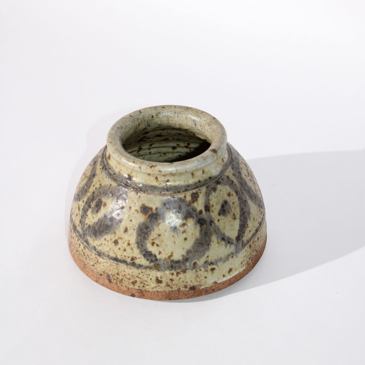 Abstract Stoneware Vase