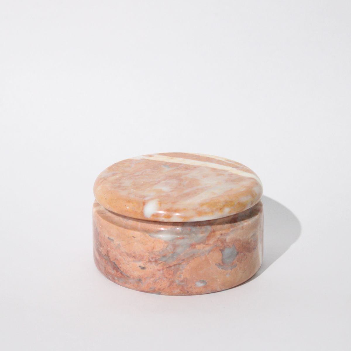 Rose Marble Catchall with Lid