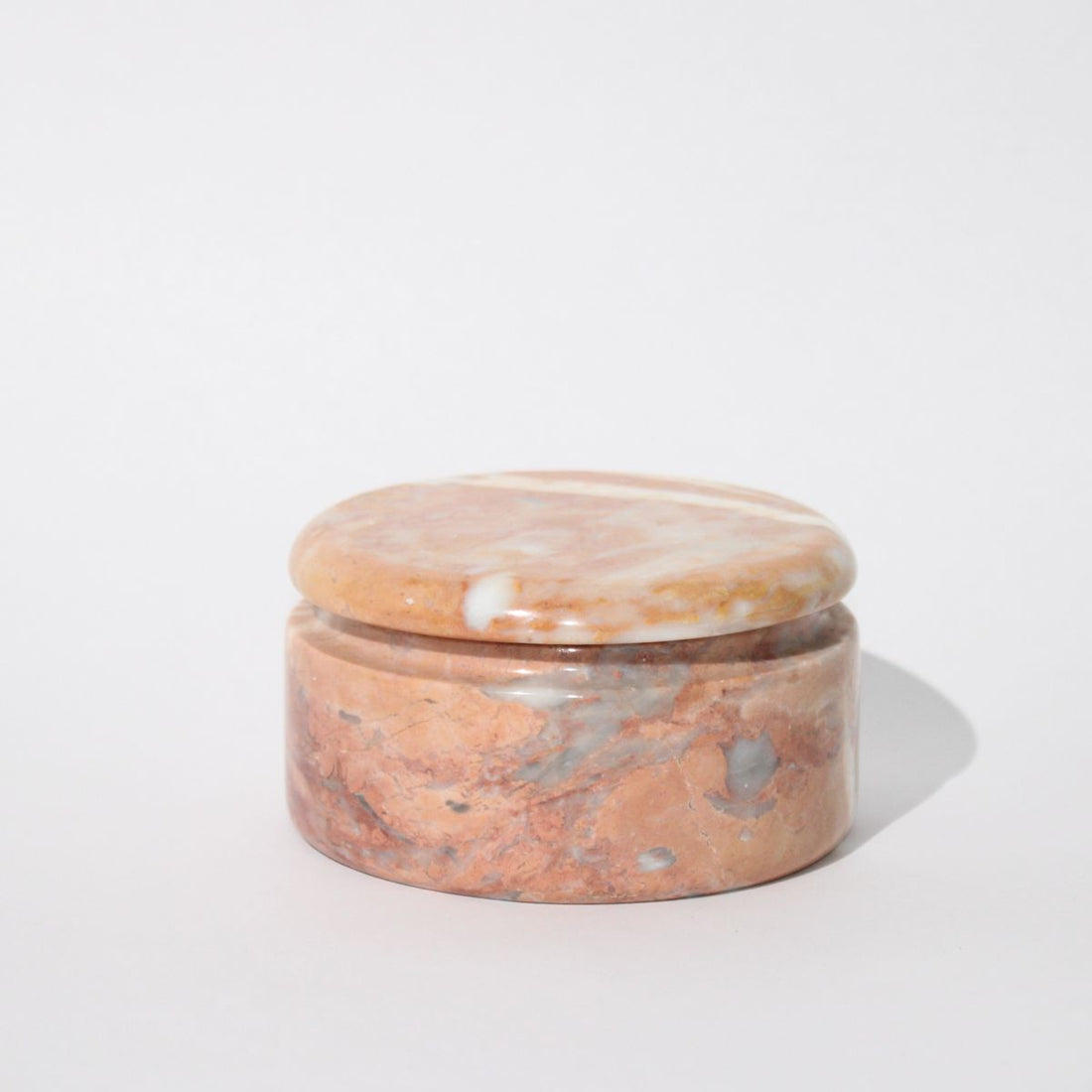 Rose Marble Catchall with Lid