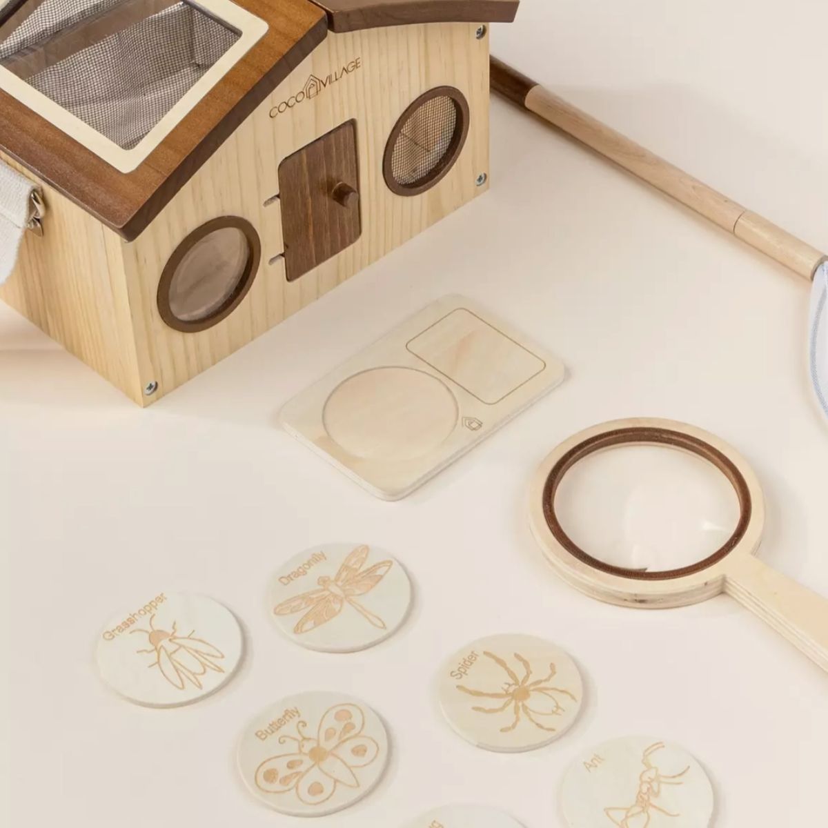 Wooden Bug Catcher & Exploration Set (10 Pcs)