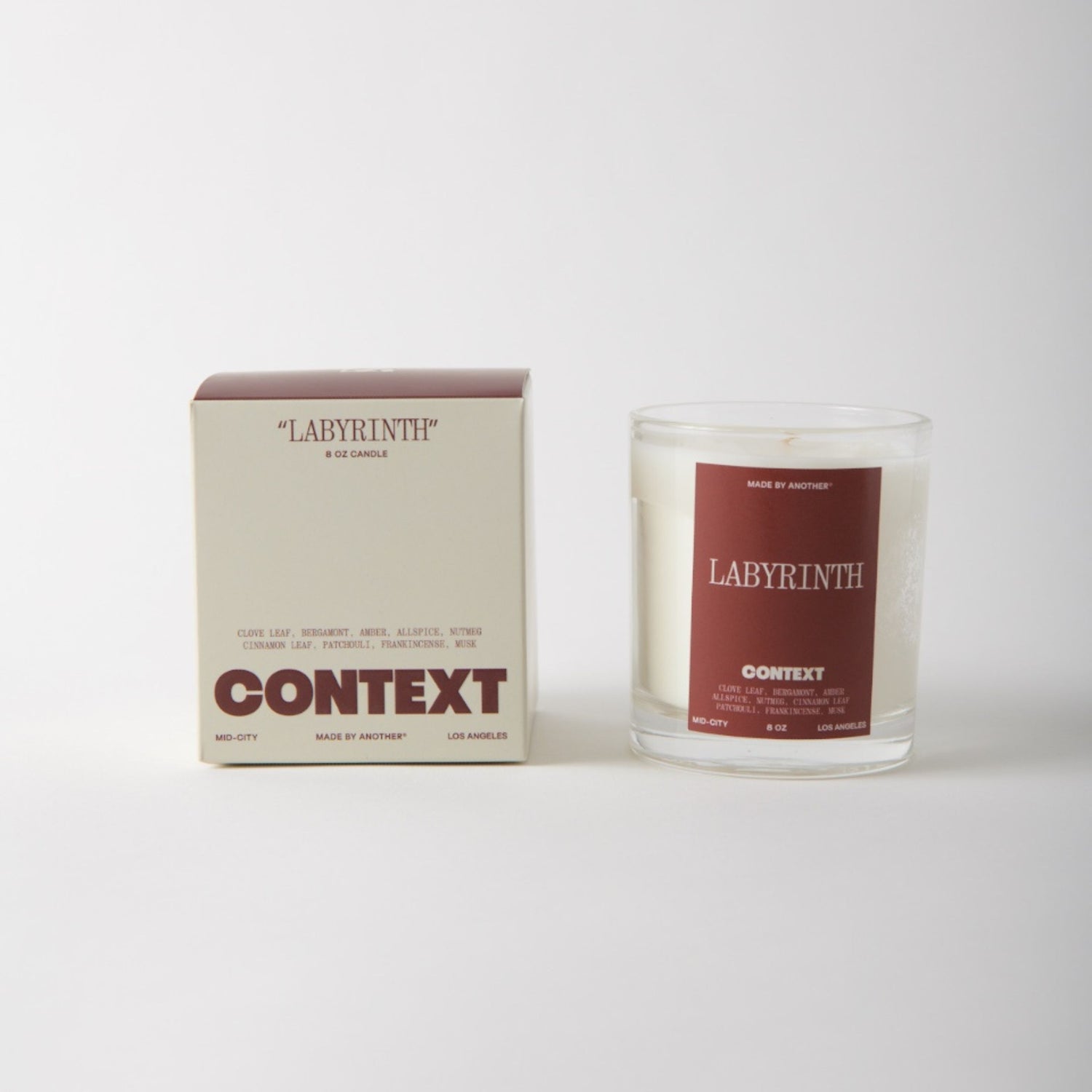 Labyrinth Candle