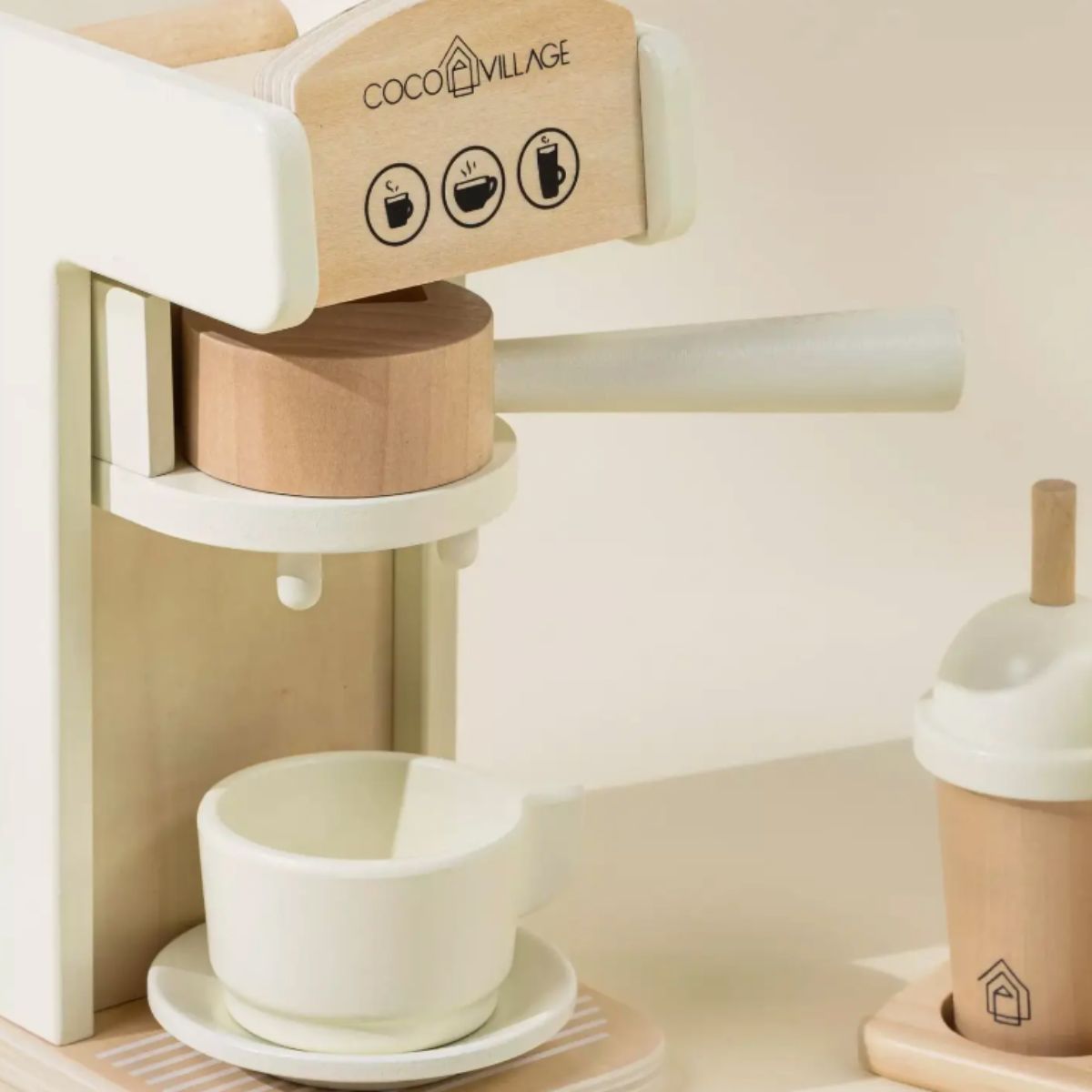 Wooden Coffee Maker Set