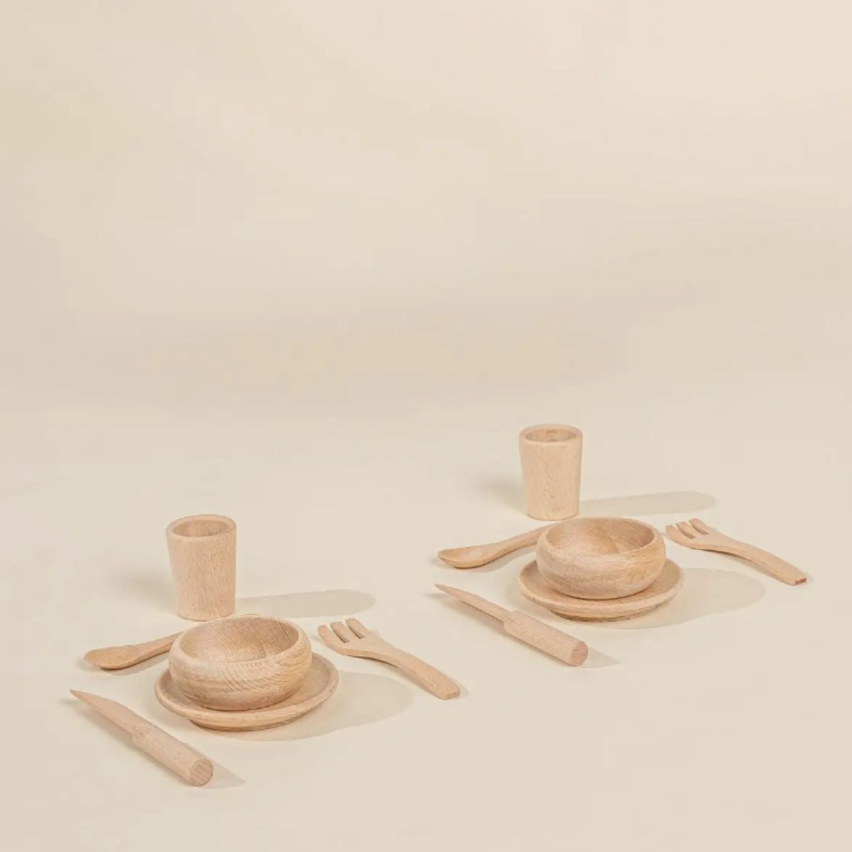 Wooden Dinnerware Playset (12pcs)