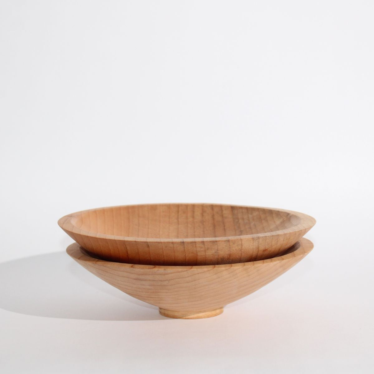 Small Shallow Wooden Bowl