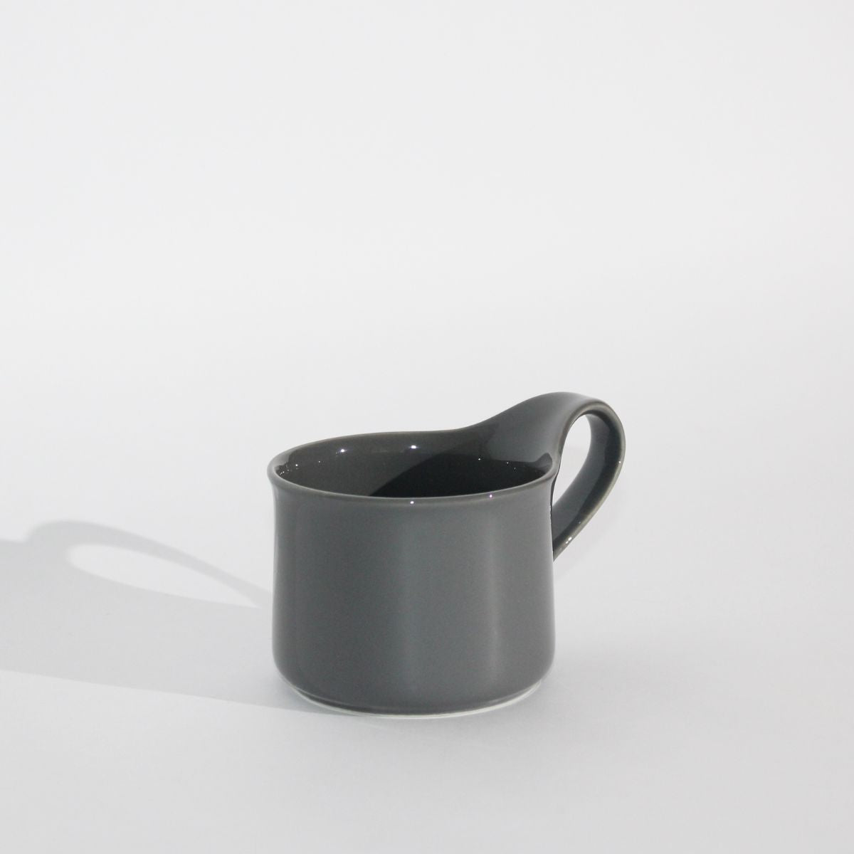 Nico Cappuccino Mug-Steel Grey