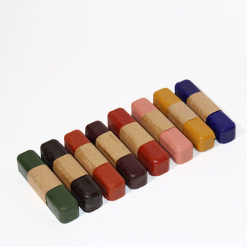 All Natural Beeswax Crayons-Oil Pastels | Set of 8