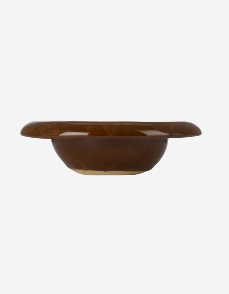 Brown Splatter Small Bowl