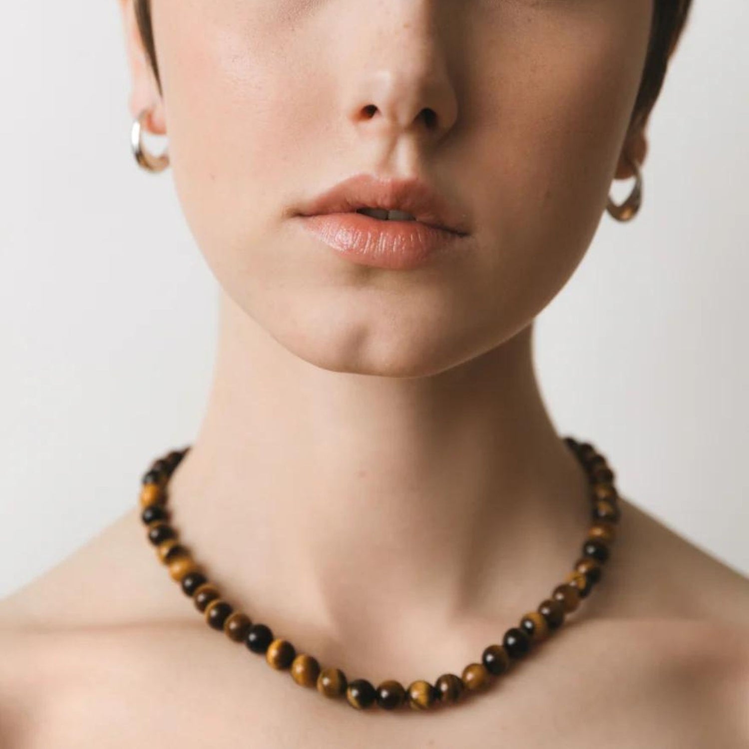 Frances Necklace Tiger's Eye