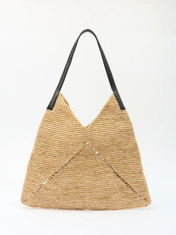 Sloan Raffia Tote Bag