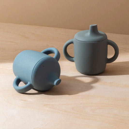 Ozzie Sippy Cup-Agave Blue