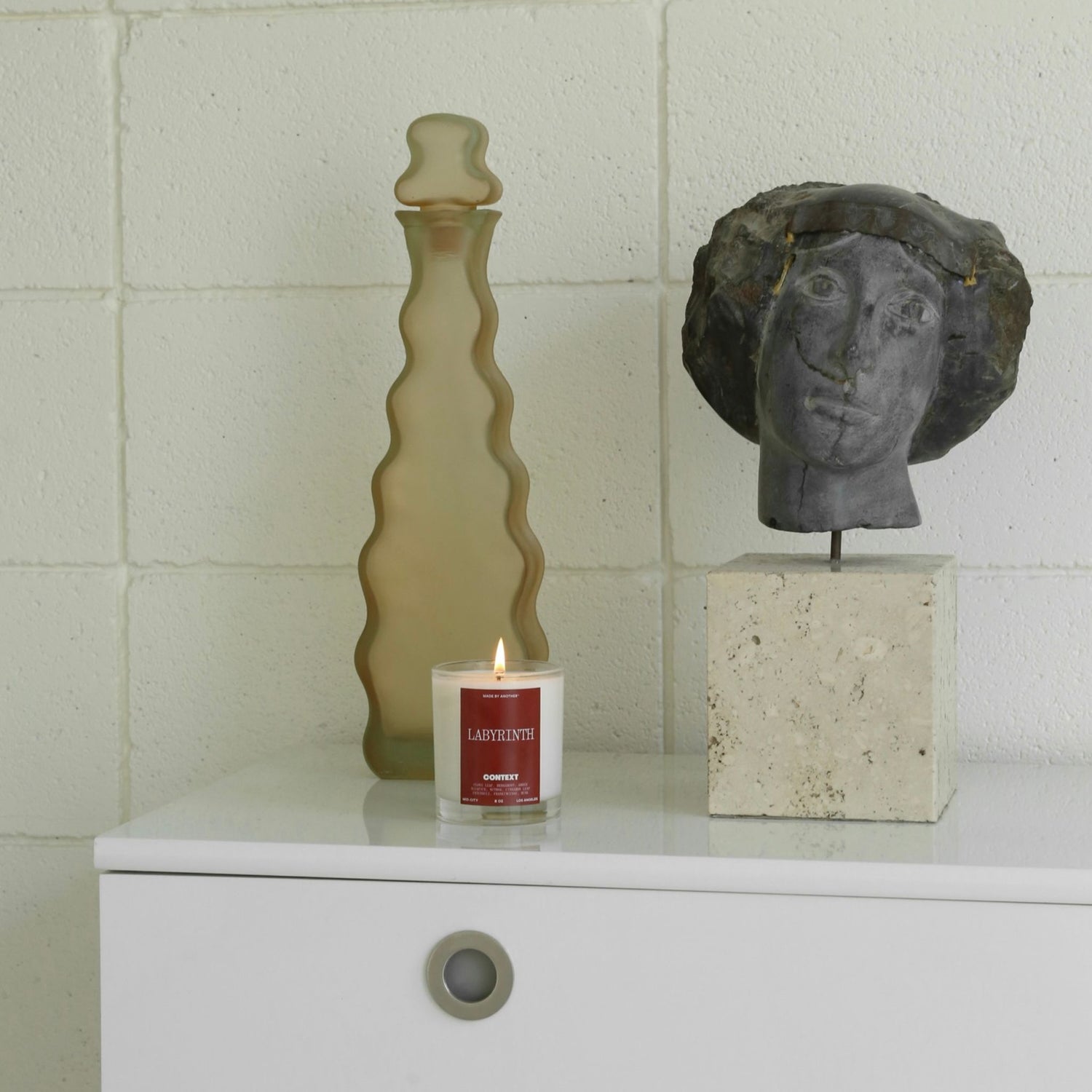 Labyrinth Candle