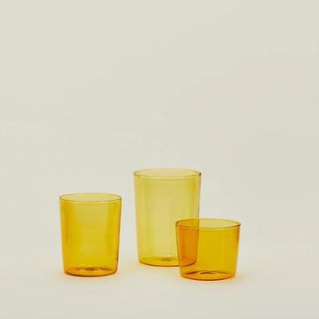 Essential Glassware-Amber, Set of 4