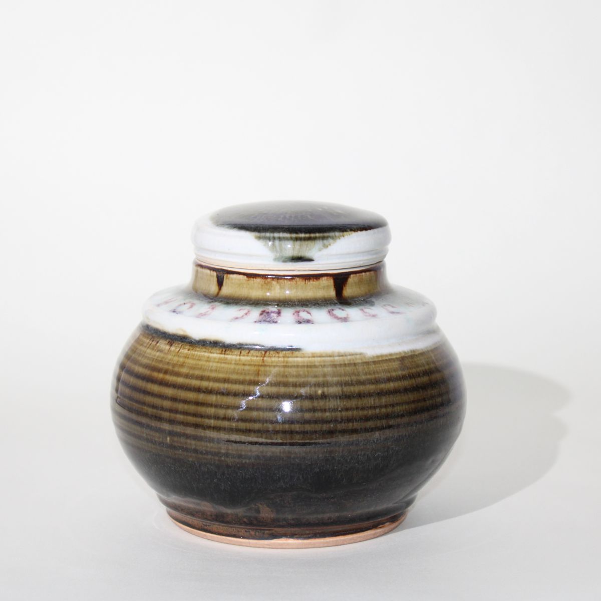 Studio Pottery Lidded Jar