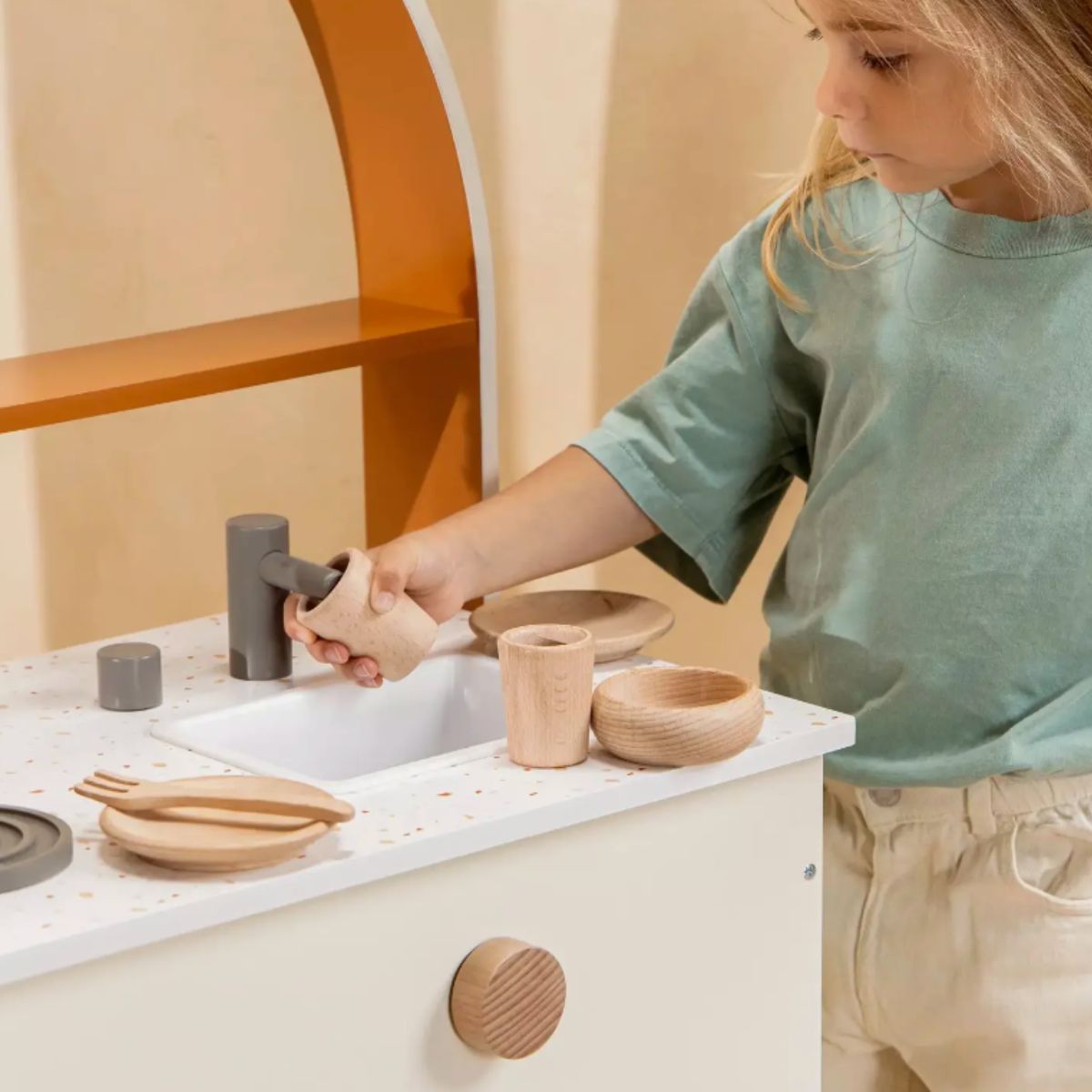 Wooden Dinnerware Playset (12pcs)