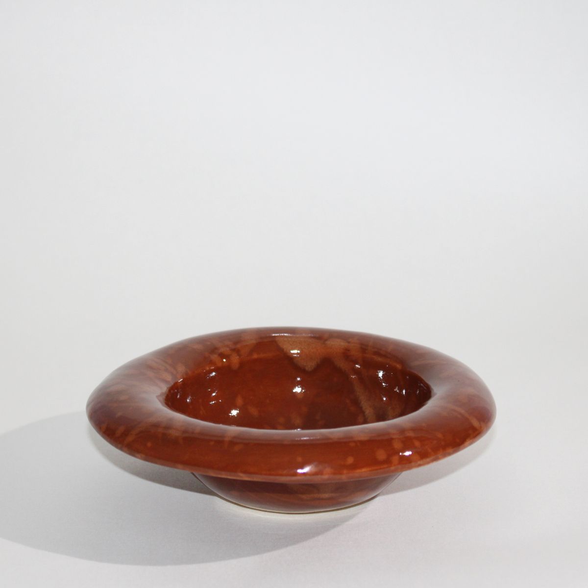 Brown Splatter Small Bowl