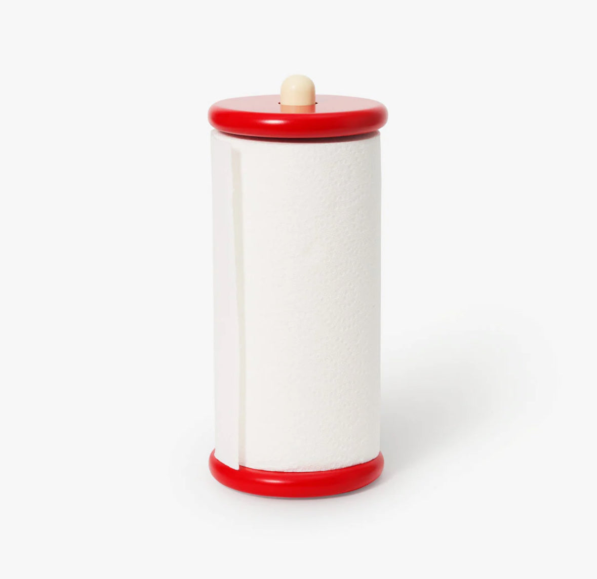 Spool Paper Towel Holder- Red