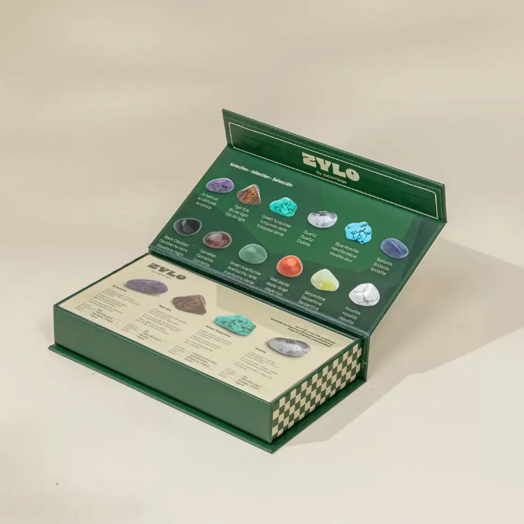 Set of 12 Collectible Gemstones