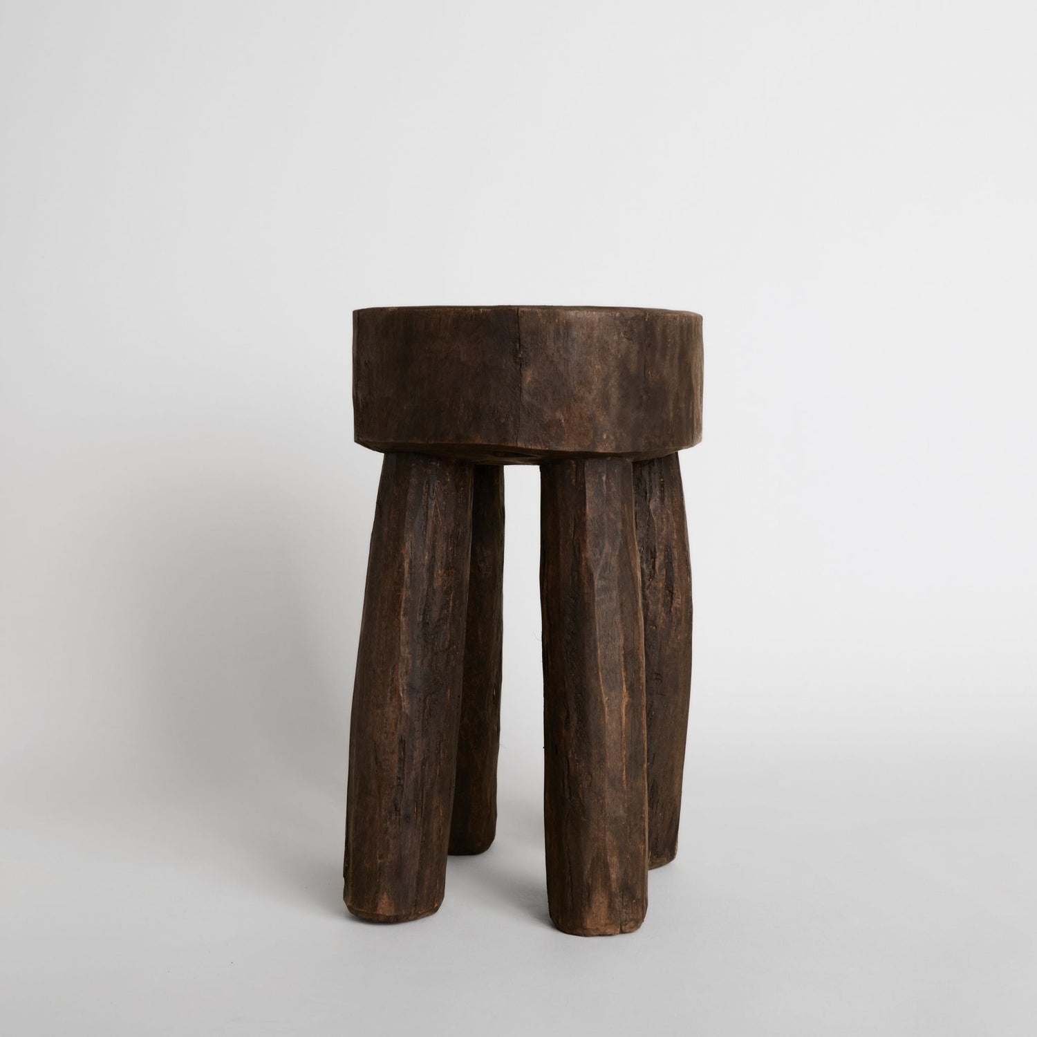 Senufo Stool, Wooden Side Table, African, DOMA