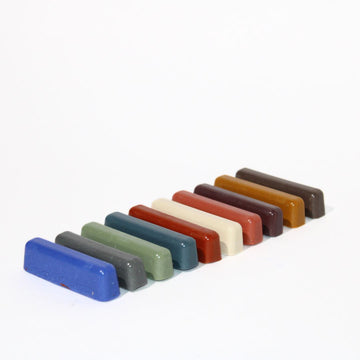 All Natural Beeswax Crayons-Pastels | Set of 10
