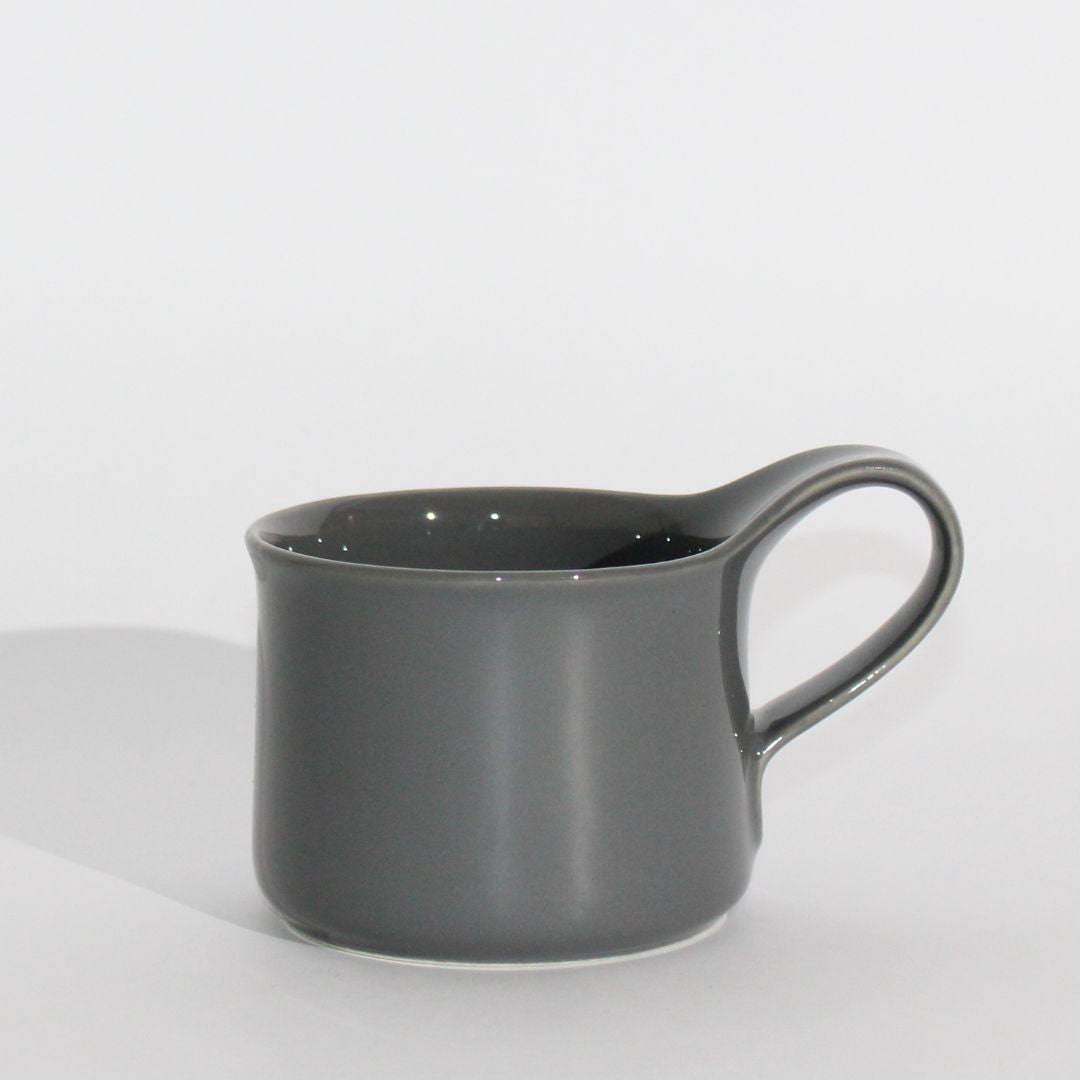 Nico Cappuccino Mug-Steel Grey