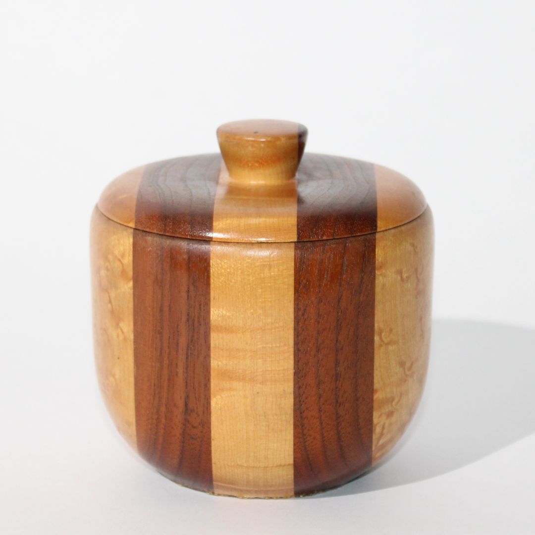 Midcentury Modern Wooden Container